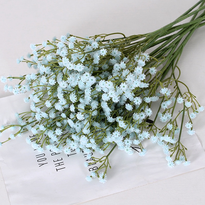 Bó Hoa gypsophila Nhân Tạo Bằng Nhựa Mềm Mại Dùng Để Trang Trí Nội Thất