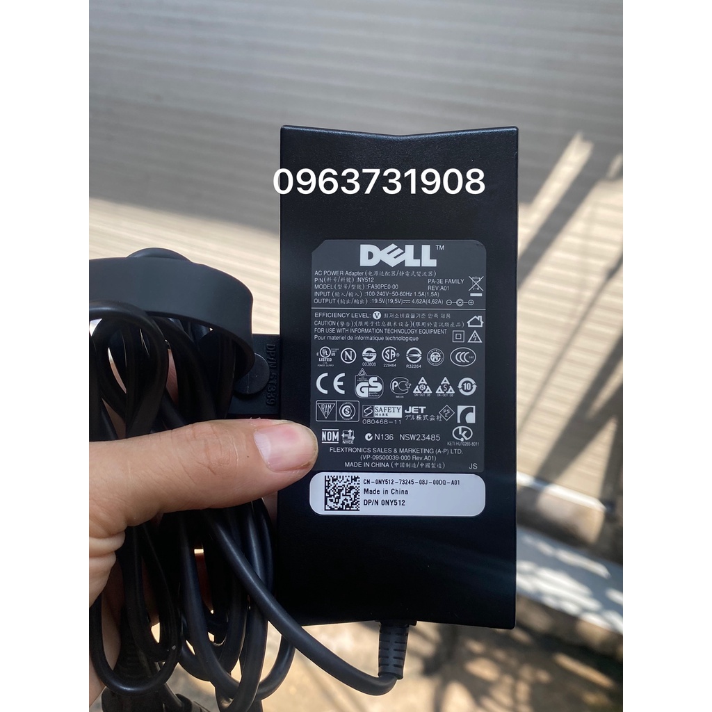 Bộ sạc pin cho Laptop Dell Vostrol 3300, 3400, 3500 zin theo máy