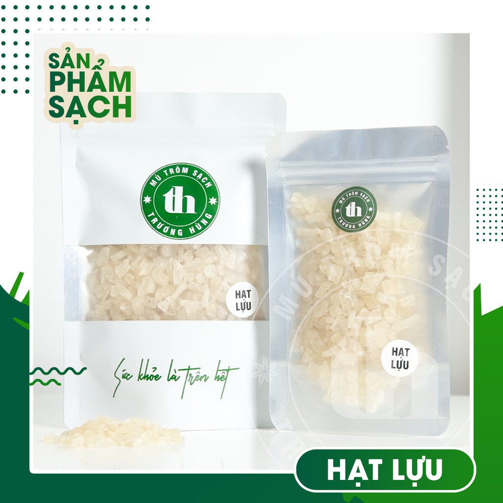 Mủ trôm sạch nguyên chất thanh lọc cơ thể loại Hạt Lựu Trương Hùng 500gr ( 2 gói 250gr )