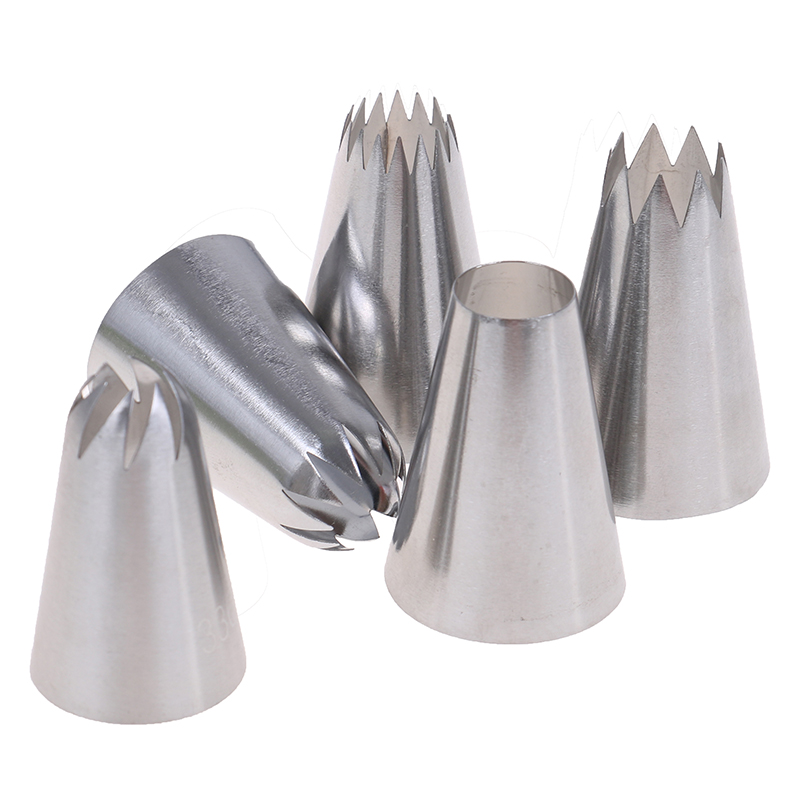 Set 5 đui bắt kem trang trí bánh tiện lợi