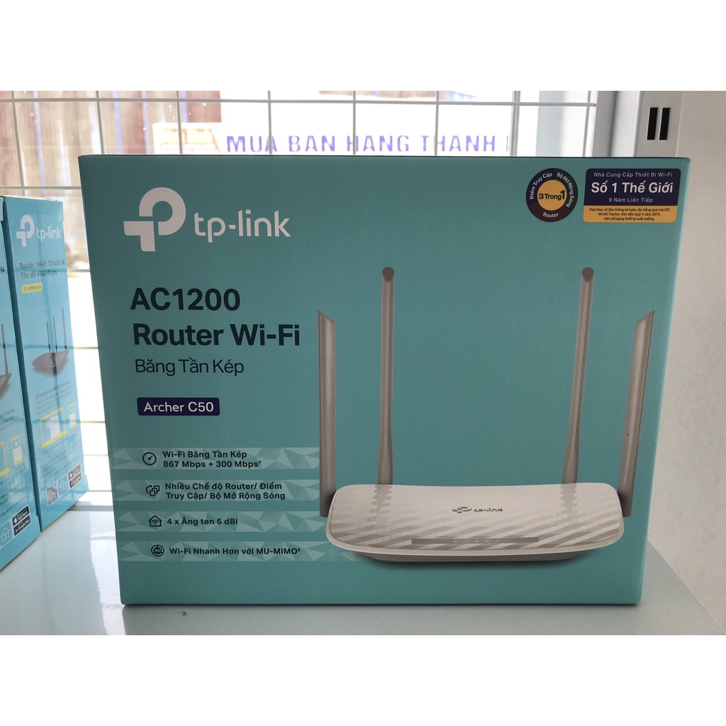 Bộ phát wifi TP-Link Archer C50 Wireless AC1200Mbps