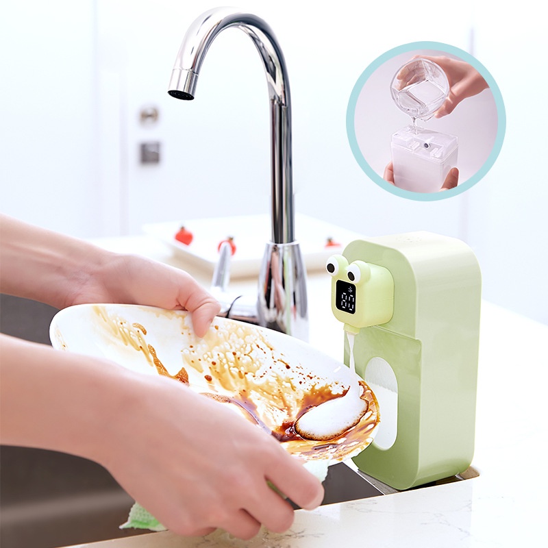 Máy Tạo Bọt Xà Phòng Rửa Tay Tự Động Thông Minh Không Dây Tiện Dụng