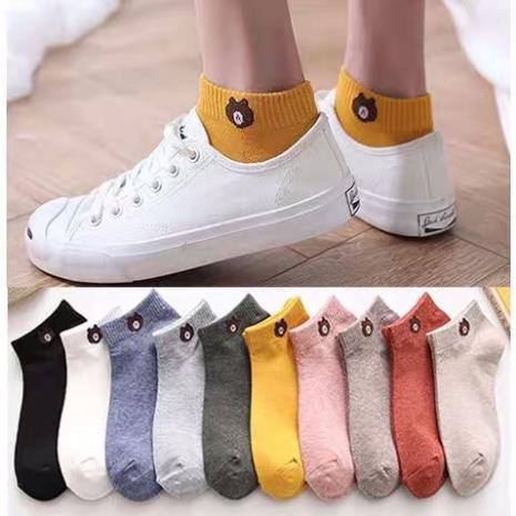Tất nữ cao cổ in hình Blink mặt người cute TN01 (1 đôi)