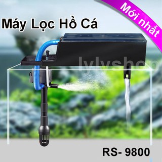 Máy lọc nước hồ cá / bể cá cảnh RS 9800 (Đen). Hàng mới nhất 2018
