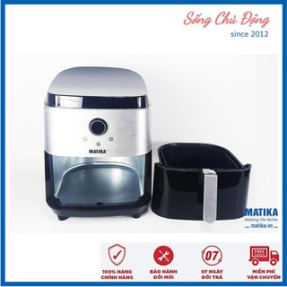 Nồi chiên không dầu điện tử Matika MTK-9165 (6,5L) siêu to khổng lồ, bảo hành 12 tháng lỗi đổi mới