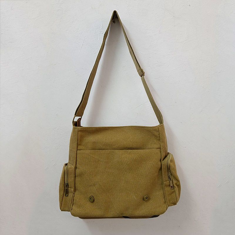 Túi Đeo Chéo Vải Canvas Hình Totoro / My Neighbor Totoro Mẫu Mới