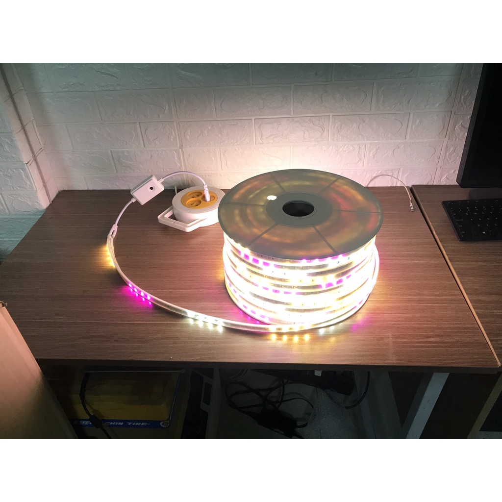 Dây led nháy trang trí quấn câu nhà hàng quán cà phê trang trí nhà cửa nháy 6 màu 7 chế độ nháy . Đơn giá mét