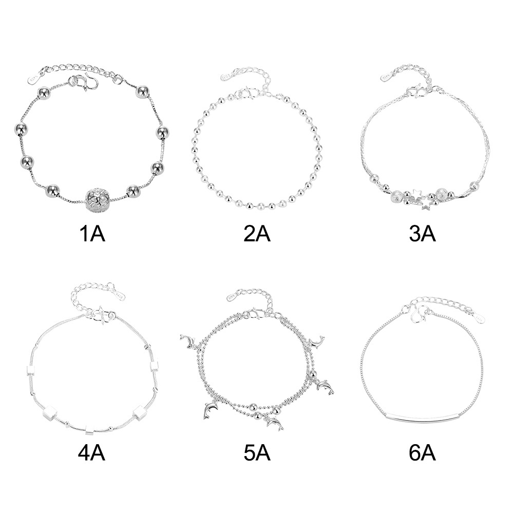 Vòng Tay Chuỗi Hạt Tròn Dễ Thương Thời Trang Cho Nữ JP5