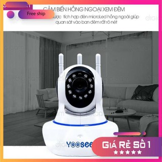 [Bán Sỉ - FreeShip] Camera YooSee HD720 - 3 Anten Siêu nét | Cài đặt Tiếng Việt