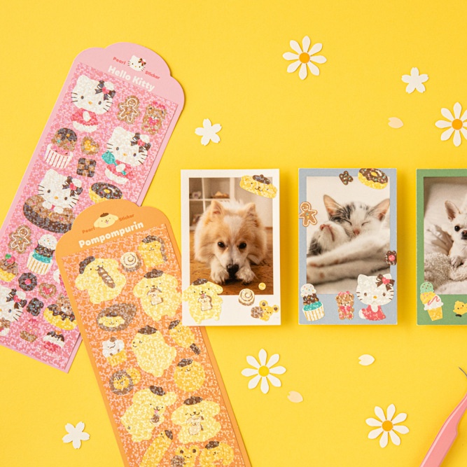 Steve Hình Dán Hoạt Hình Sanrio Hello Kitty Kim Tuyến Trang Trí Sổ Tay