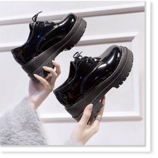 Bốt nữ 💝FREESHIP💝 Giầy boot cổ thấp da phong cách Hàn