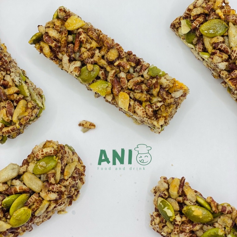 Bánh gạo lứt mix hạt healthy bánh giảm cân