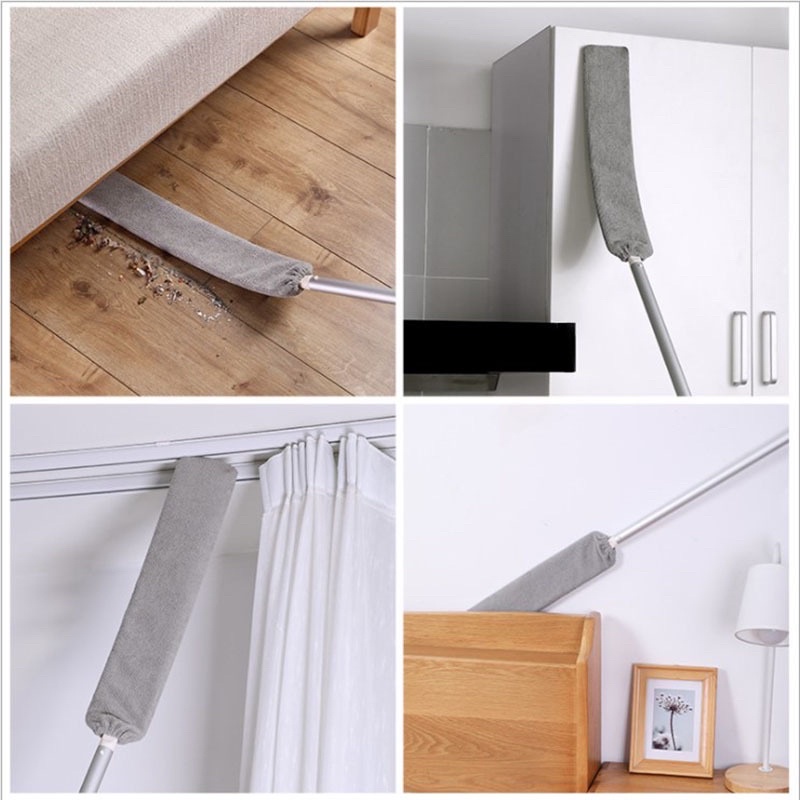 Chổi quét, cây lau trần nhà, mạng nhện, gầm giường, gầm tủ, sofa khe hẹp tiện lợi Hoangdung66shop