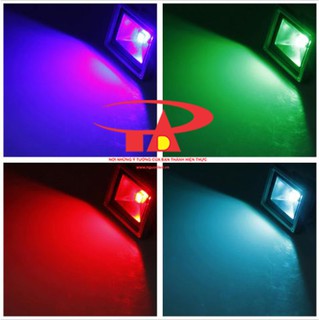 Đèn pha led 30w RGB - Led pha 30w đổi màu