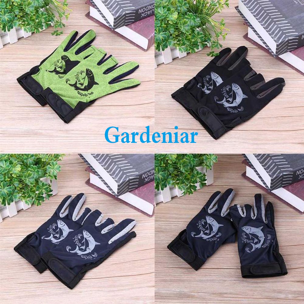 MUVAKO 1 Đôi Găng Tay Câu Cá Chống Trượt Bằng Vải Neoprene