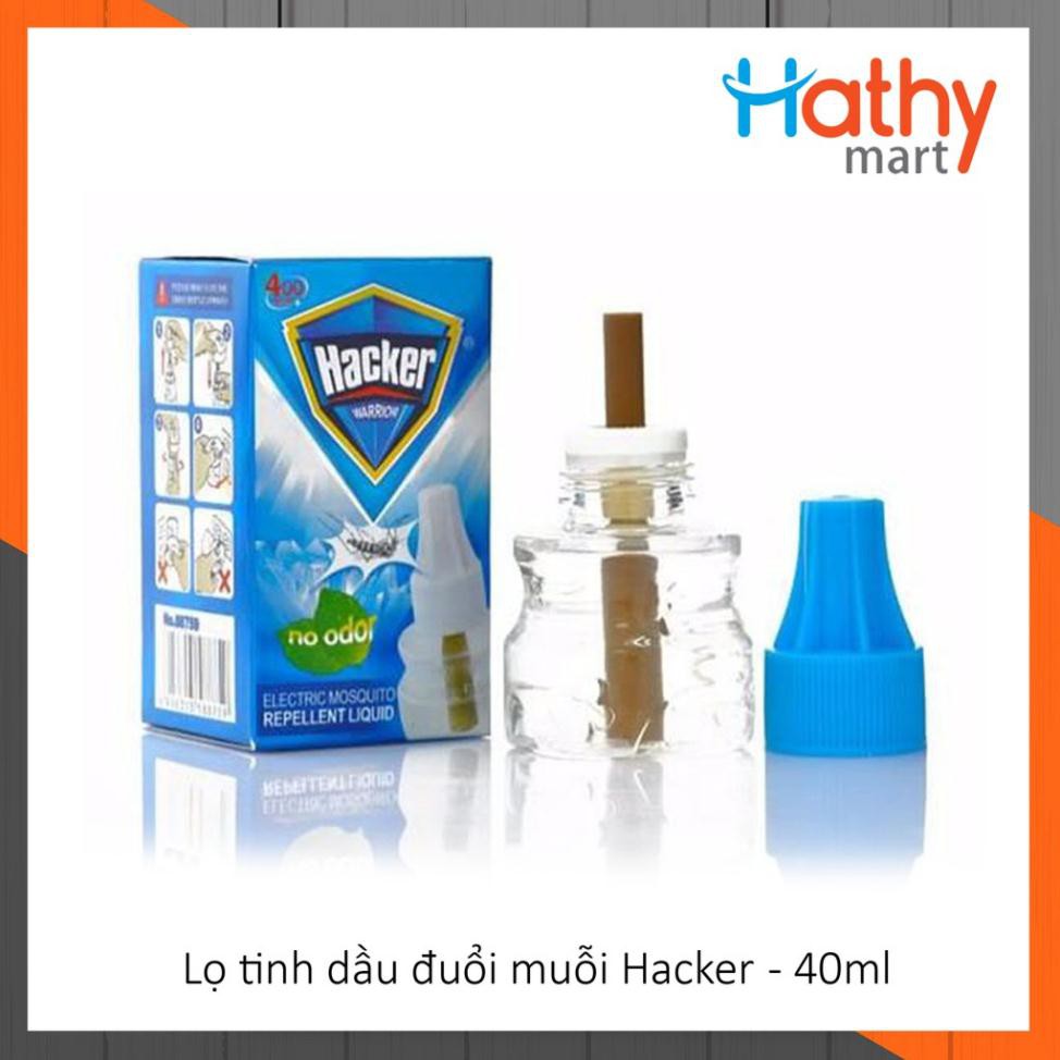 [Free Ship] Lọ tinh dầu đuổi muỗi Hacker 40ml