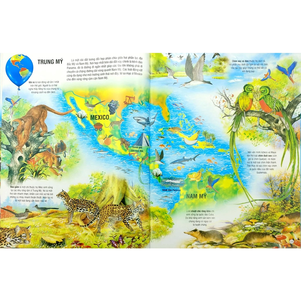 Sách - Atlas Môi Trường Sống Của Các Loài Động Vật