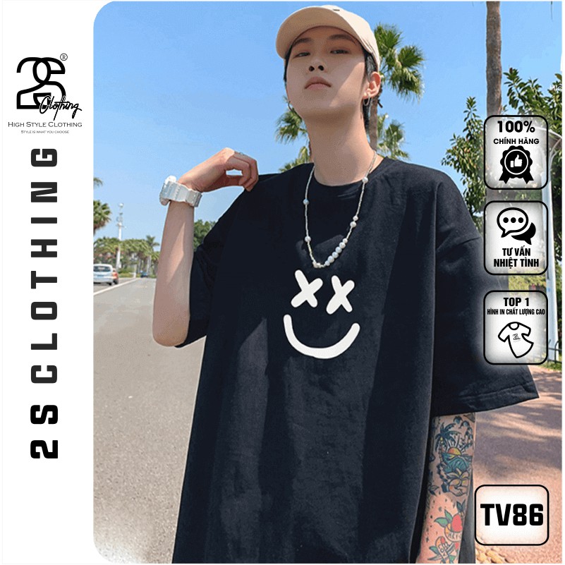 Áo Thun Oversize Form Rộng 2sClothing Áo Phông Nam Cổ Tròn Basic Streetwear Nelly Cotton Oversize Gi