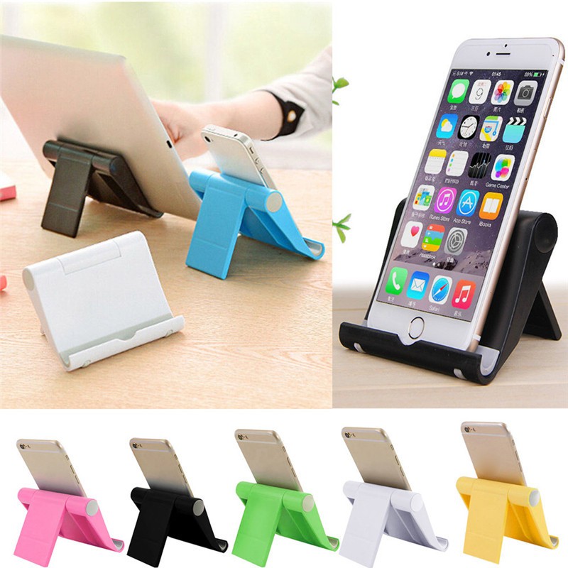 Giá Đỡ Điện Thoại / Máy Tính Bảng Để Bàn Bằng Silicon Tùy Chỉnh Góc Độ Tiện Dụng