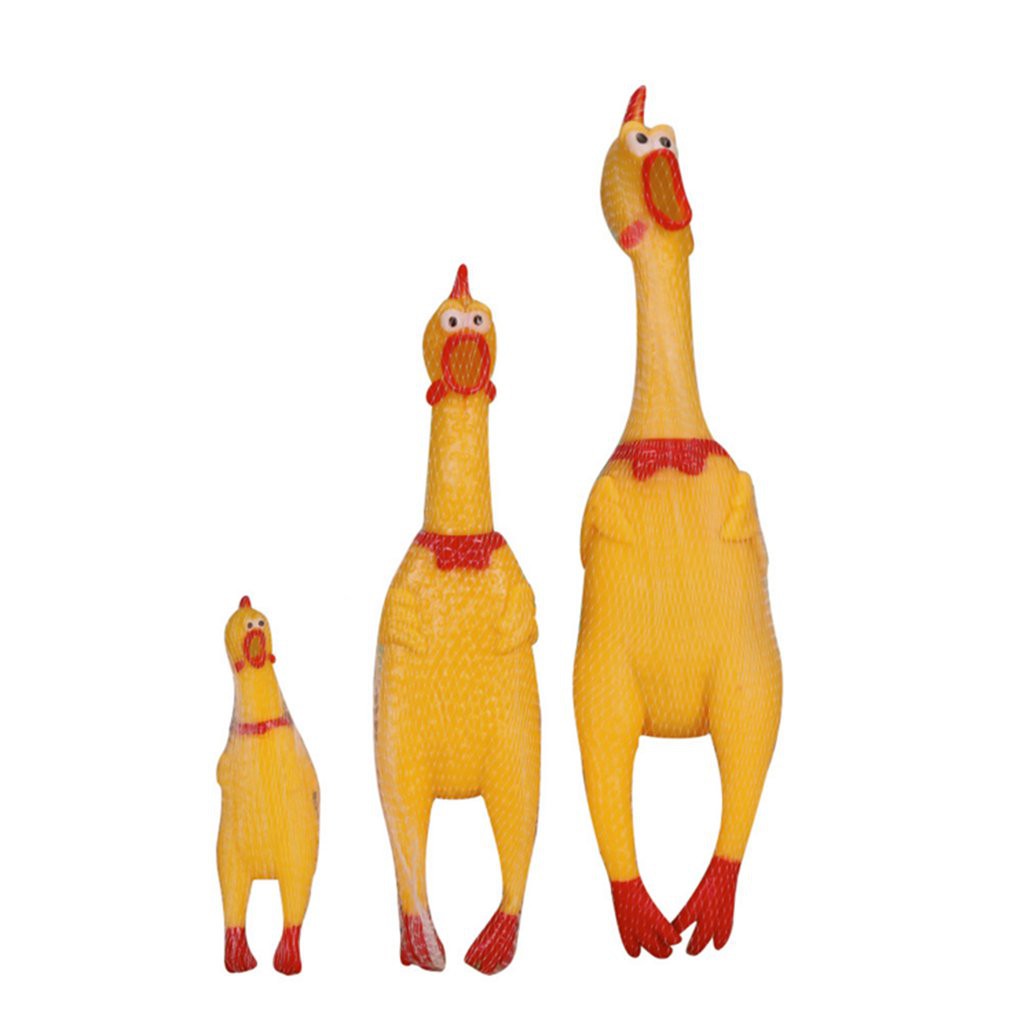 Đồ chơi chú gà phát ra tiếng kêu vui nhộn độc đáo 17/31/39cm