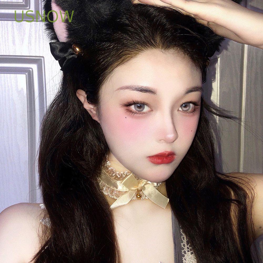 Vòng Cổ Choker Mặt Chuông Phối Ren Quyến Rũ Phong Cách Lolita Cho Nữ