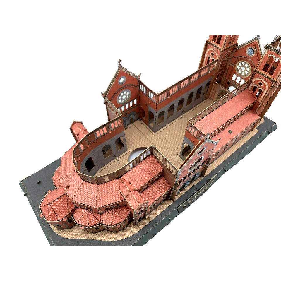 Bộ lắp ghép mô hình giấy cao cấp TAYTA Nhà Thờ Đức Bà - Sài Gòn