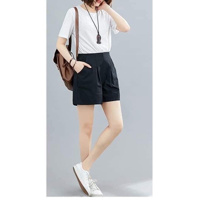 Quần Short nữ - Quần đùi nữ - Quần sooc nữ chất liệu kaki co giãn ( 4 màu - Đủ size) | BigBuy360 - bigbuy360.vn