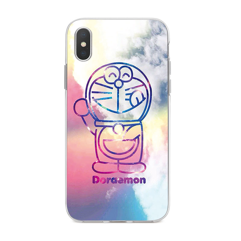 Ốp Lưng iPhone X 6 6s 6Plus 6s Plus 7 7Plus 8 8Plus 5 5s SE TPU mềm Case Doraemon