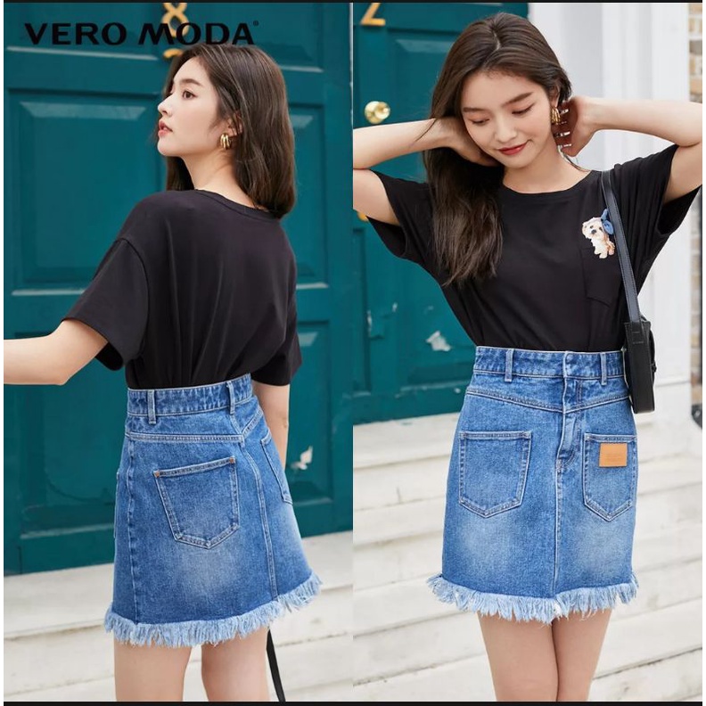 Chân váy Jean cao cấp Vero Moda