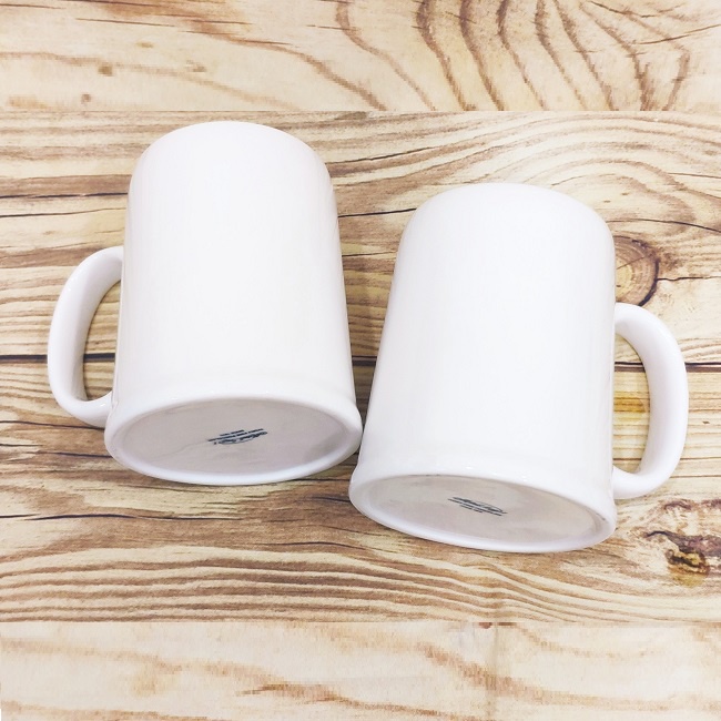 Combo 2 ly sứ uống bia Minh Long 0.5L - ly sứ uống bia 0.5L
