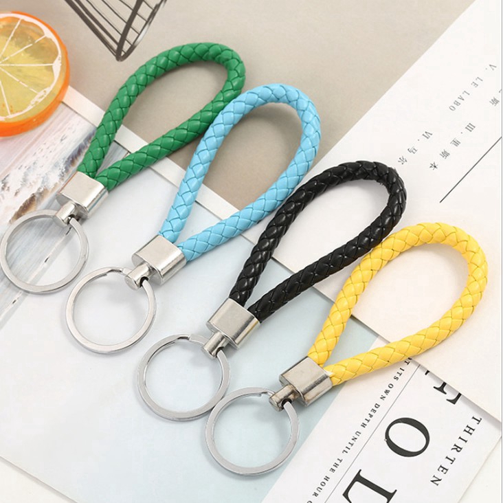 Móc khóa dây bện handmade thời trang