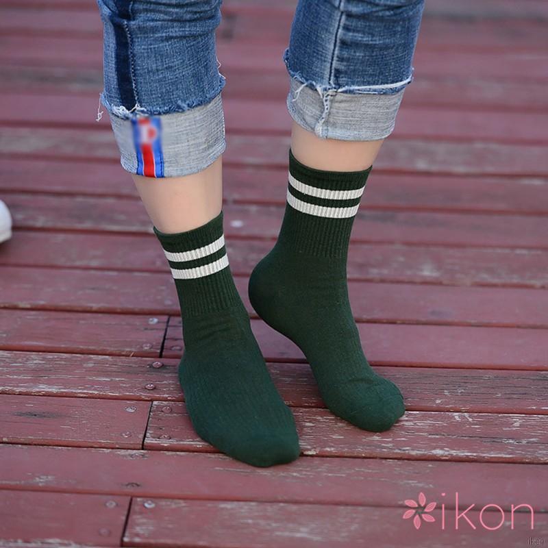 Tất Cotton hoạ tiết kẻ sọc cho phái nữ