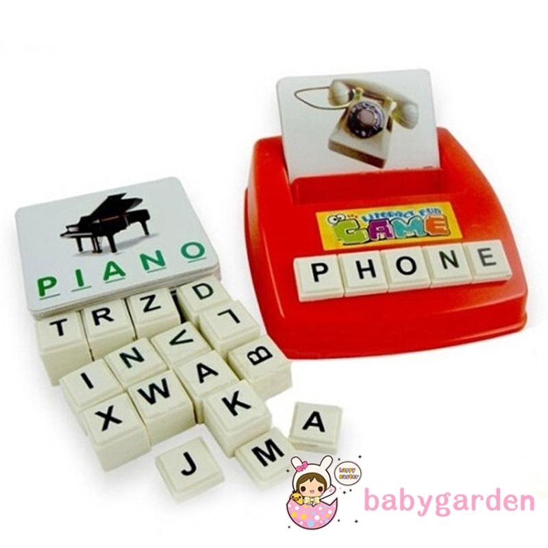 ღ♛ღEnglish Spelling Alphabet Letter Game Early Learning Educational Develepment Toy