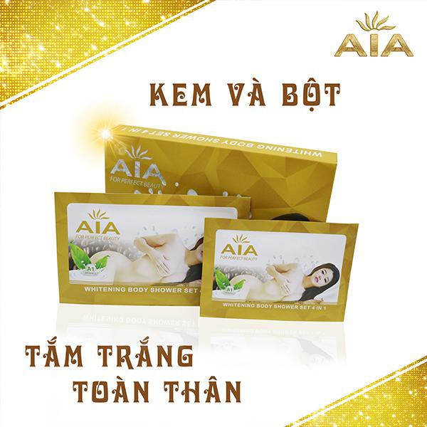 Mỹ Phẩm AIA - Kem tắm trắng toàn thân 4 in 1 cao cấp (200g)