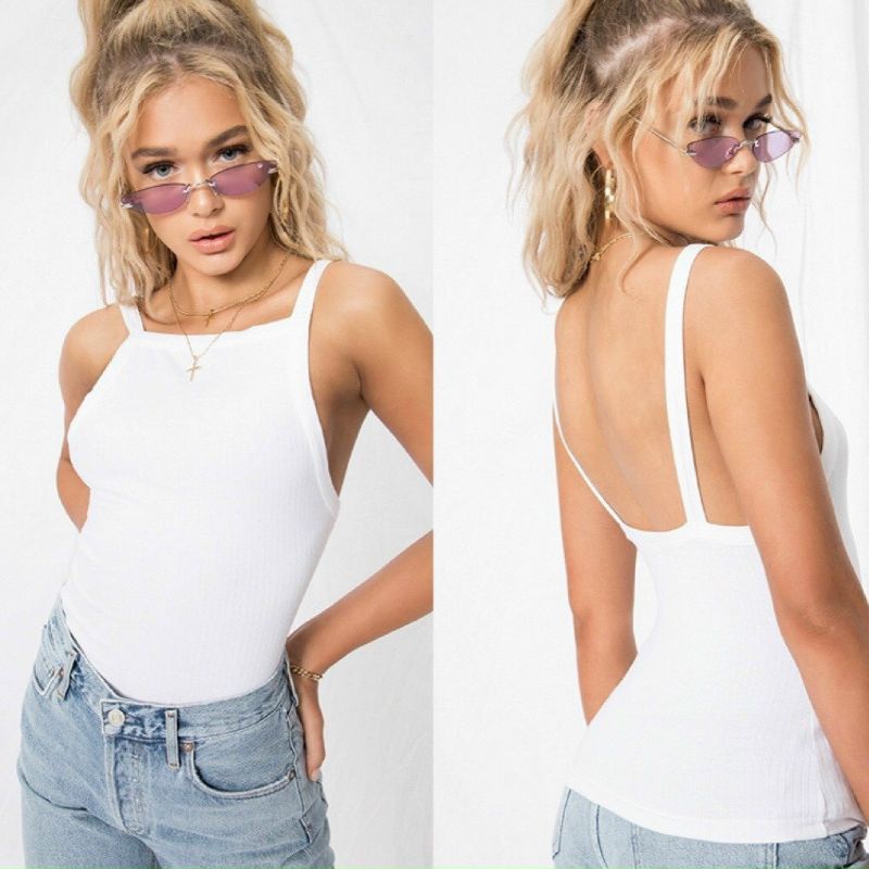 Áo phông cotton nữ hai dây dư xịn vnxk