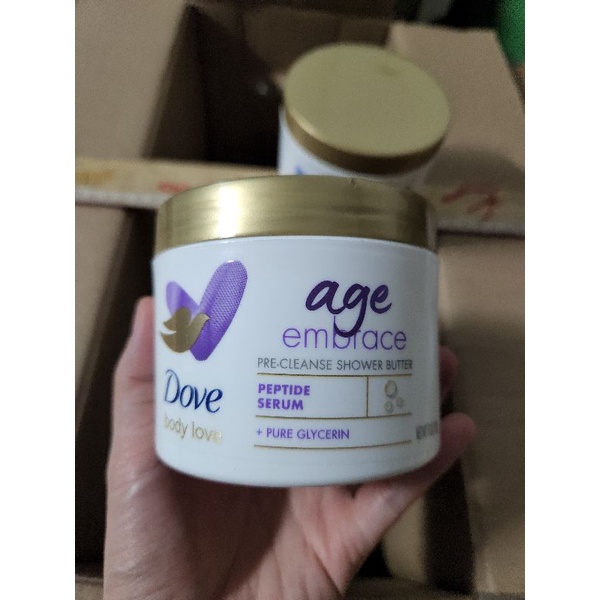 Kem dưỡng Dove Body Love Pre-Cleanse Shower Butter