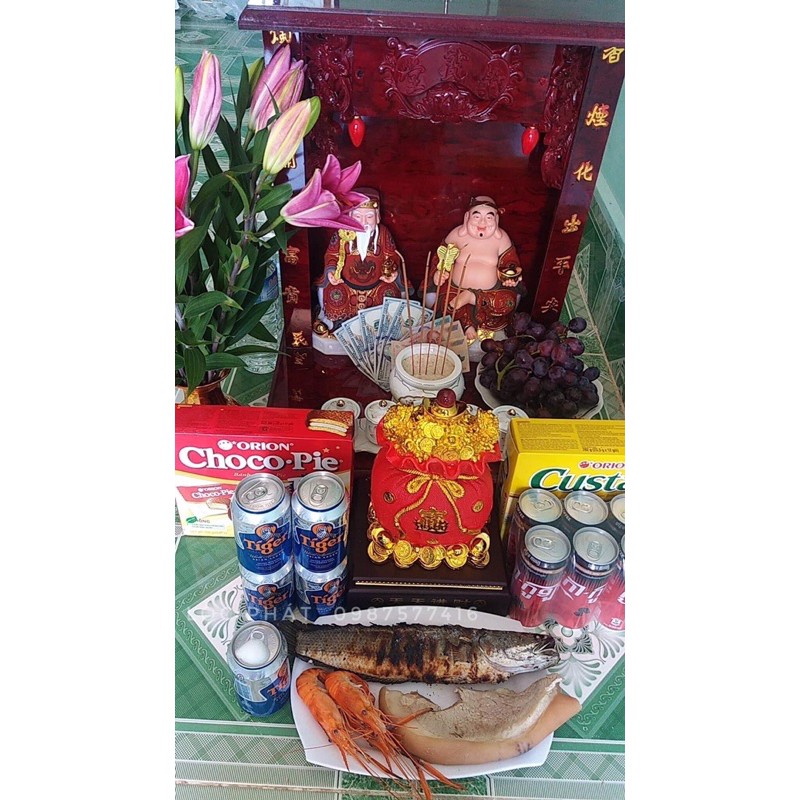 Túi vàng kim bảo phong thủy Lộc phát chiêu tài lộc quà tặng tân gia khai trương- FREESHIP