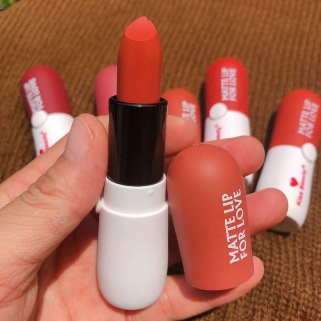 SET 6 CÂY SON VIÊN THUỐC KISS BEAUTY MATTE LOVE FOR LOVE