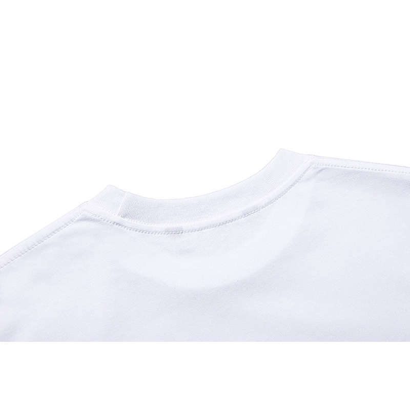 Áo Thun Cotton Tay Ngắn Dáng Rộng Plus Size Unisex