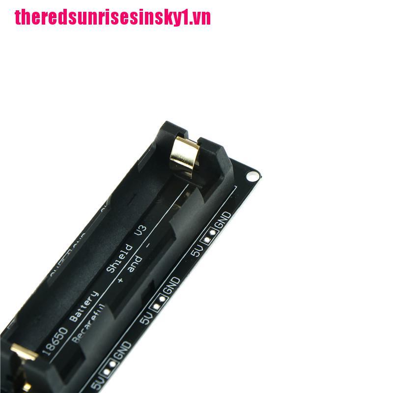 (3C) Tấm Pin Micro Usb Wemos Esp32 18650 V3 Esp-32 Led Cho Arduino Raspberry