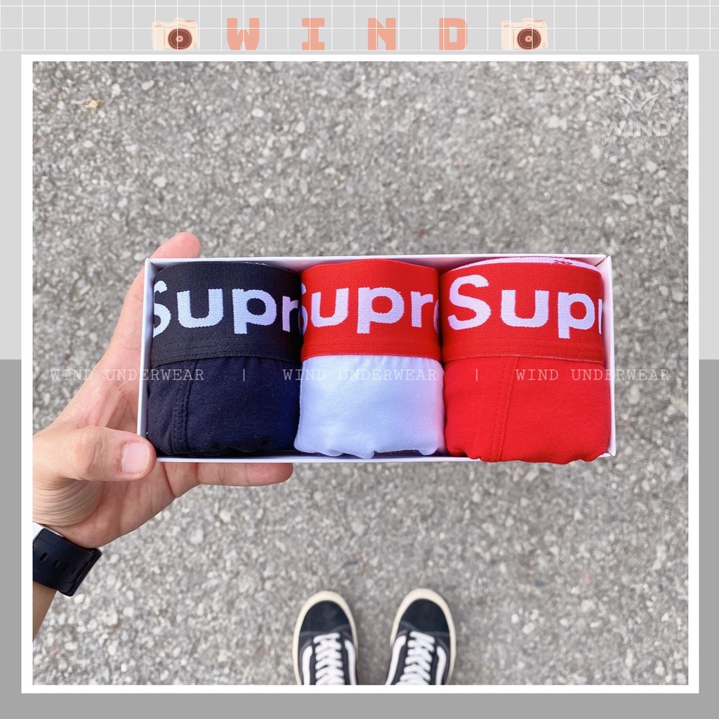 Combo 3 quần lót nam boxer cao cấp chất vải cotton kháng khuẩn vượt trội TIEM COMBO SUP.TOM