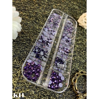 đá khay chân keo mix size