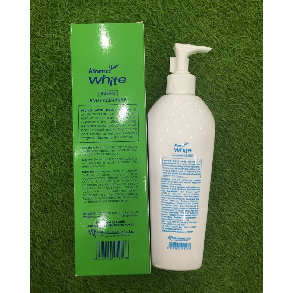 Sữa tắm trắng Aroma White relaxing body cleanser 480ml