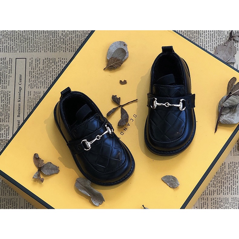 ￼Giày da cổ điển phong cách cho bé cao cấp A453