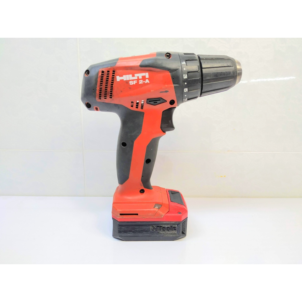 Pin Hilti 12v 2Ah có báo pin, dùng sạc adaptor 12.6v