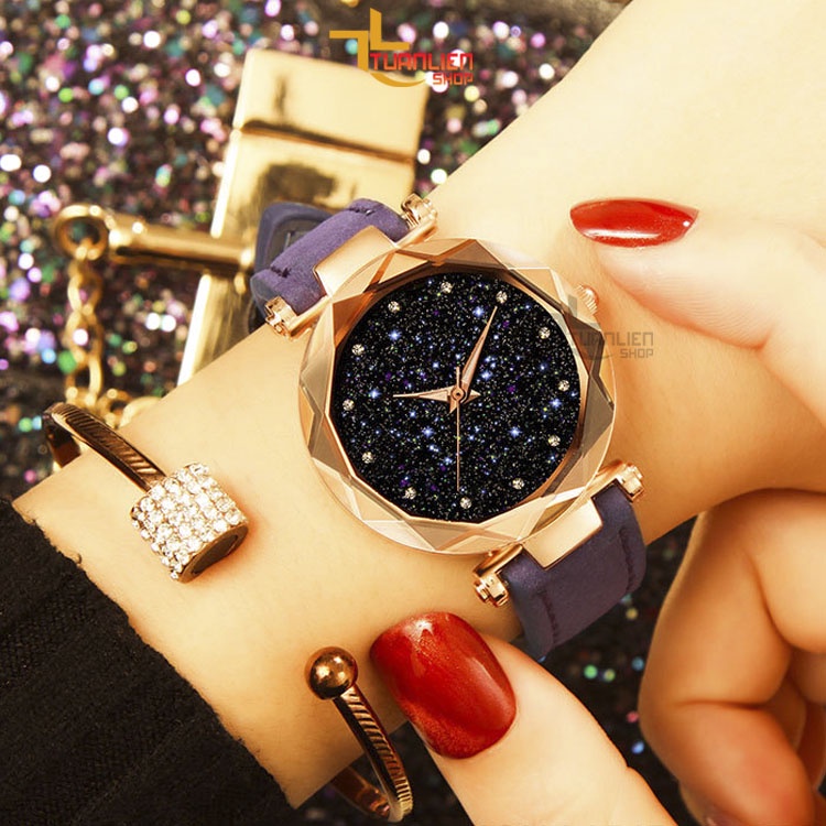 Đồng hồ nữ Jigin dây da tổng hợp ôm sát tay dễ thương cho nữ TL09 phong cách Hàn Quốc