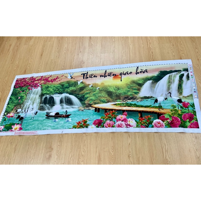 Tranh thêu tay thành phẩm! Thêu 3D