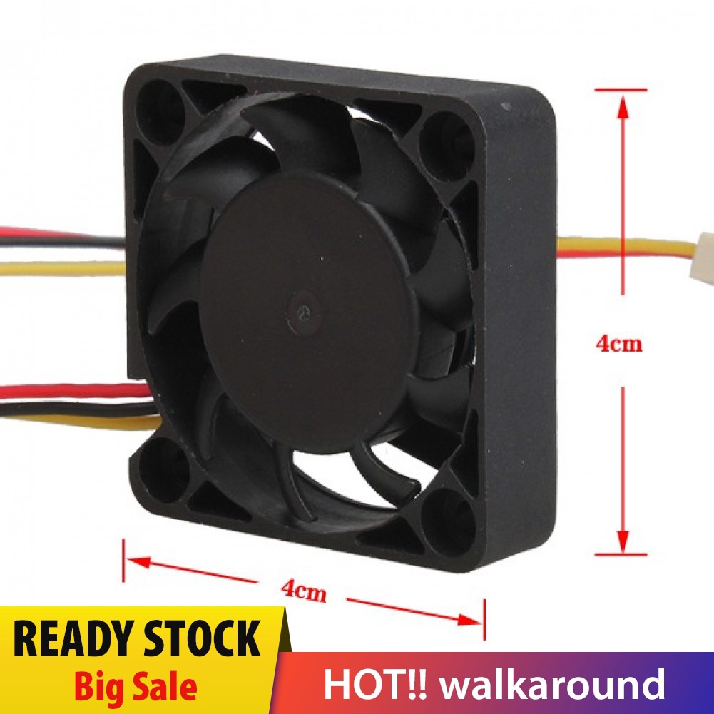 Quạt tản nhiệt 3pin 40mm cho cpu máy tính 40x40x10mm DC 12V