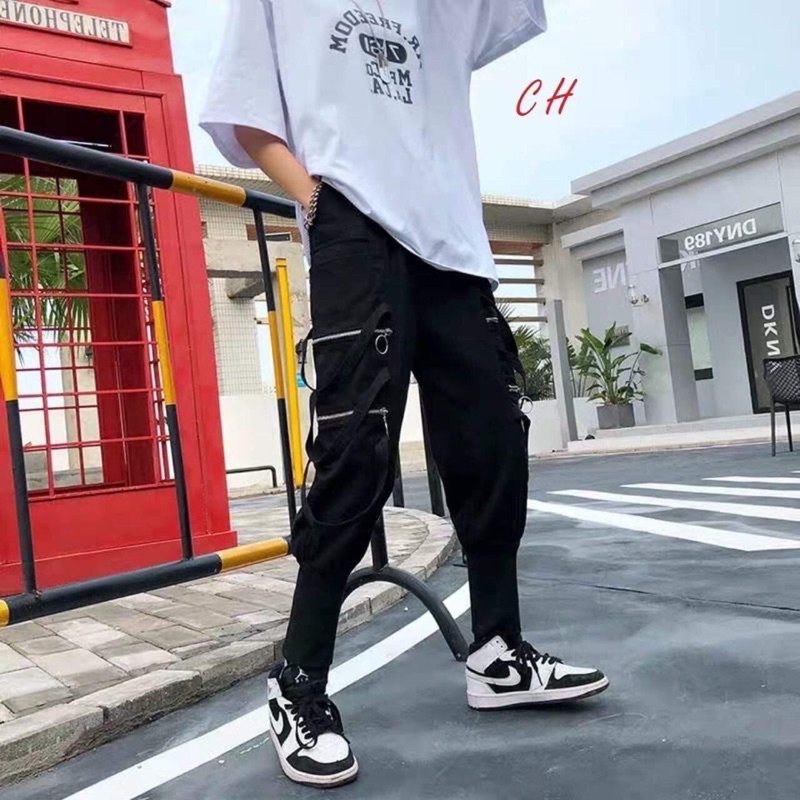 Quần Kaki khoá chân ba dây CH12