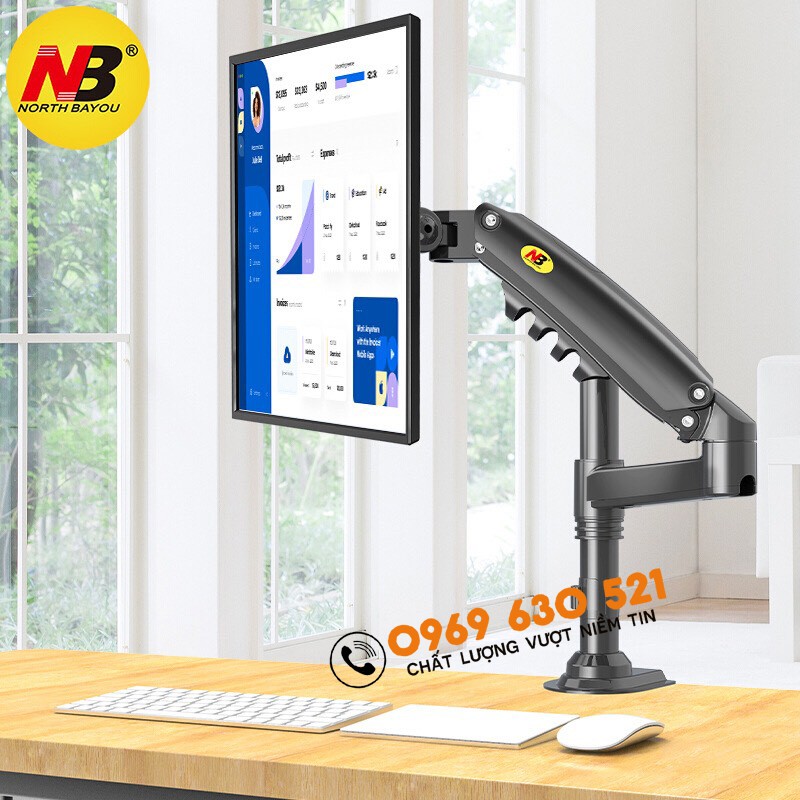 [Mã ELMSBC giảm 8% đơn 300K] [SẢN PHẨM MỚI] GIÁ TREO MÀN HÌNH NB-H80 - TẢI TRỌNG 9KG - XOAY MÀN 360 ĐỘ